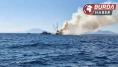 Bodrum’da Polonyalı turistlerin de olduğu tekne yanarak battı.