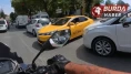 Eskişehir'de taksi şoförü ve kurye arasında kavga!