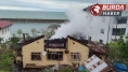 Araklı ilçesinde yangında 2,5 ton fındık kül oldu