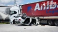 Kapıkule yolunda SUV araç ile tır çarpıştı: 3 kişi yaralandı