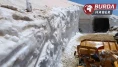 Bingöl’de haziranda karla mücadele devam ediyor