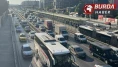 İstanbul’da bayram sonrası trafik yoğunluğu oluştu