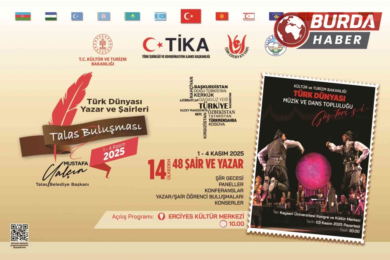Kayseri'de Türk Dünyası Yazarları buluşmaya hazırlanıyor!