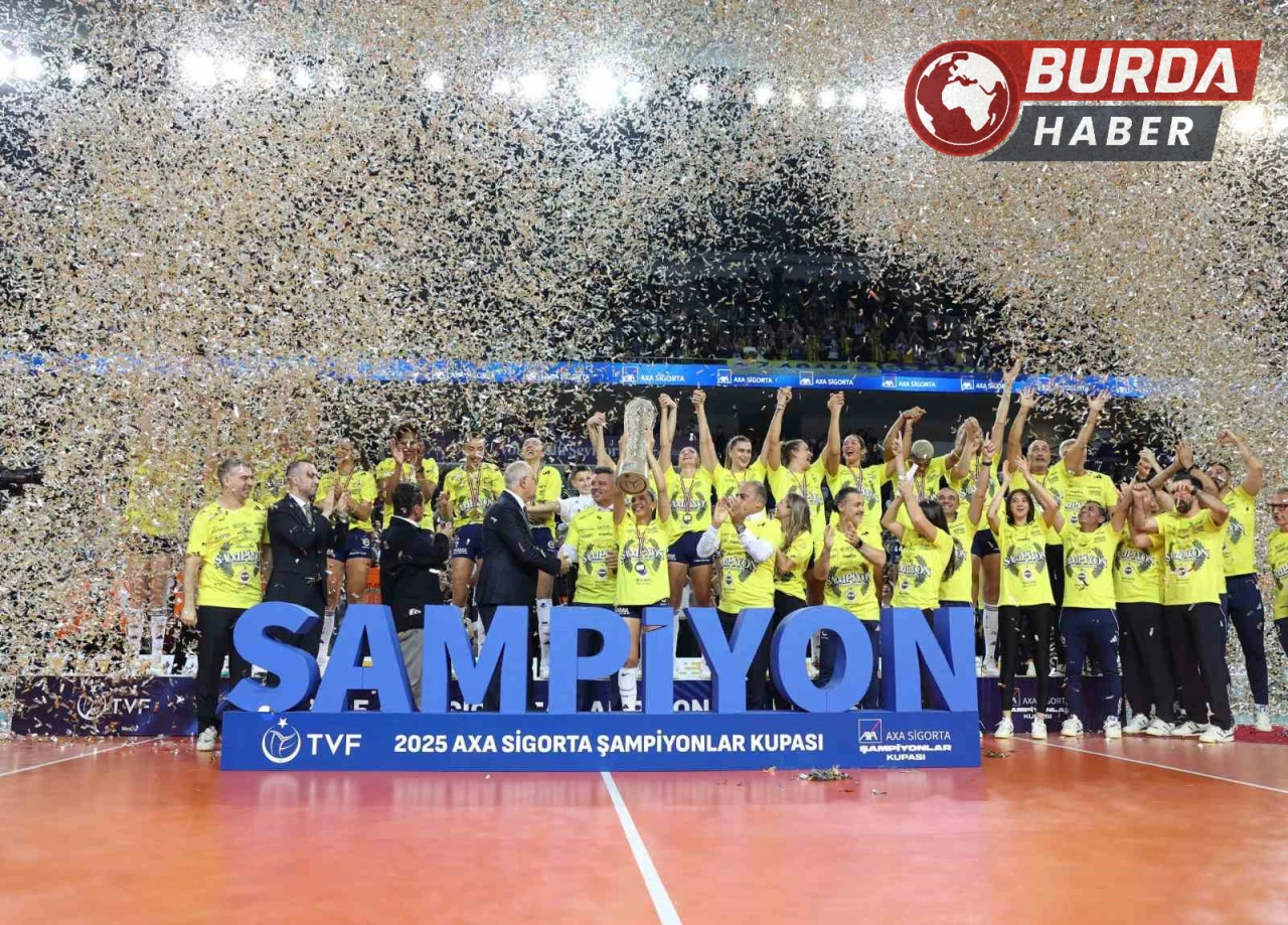 2025 Kadınlar AXA Sigorta Şampiyonlar Kupası şampiyonu Fenerbahçe!