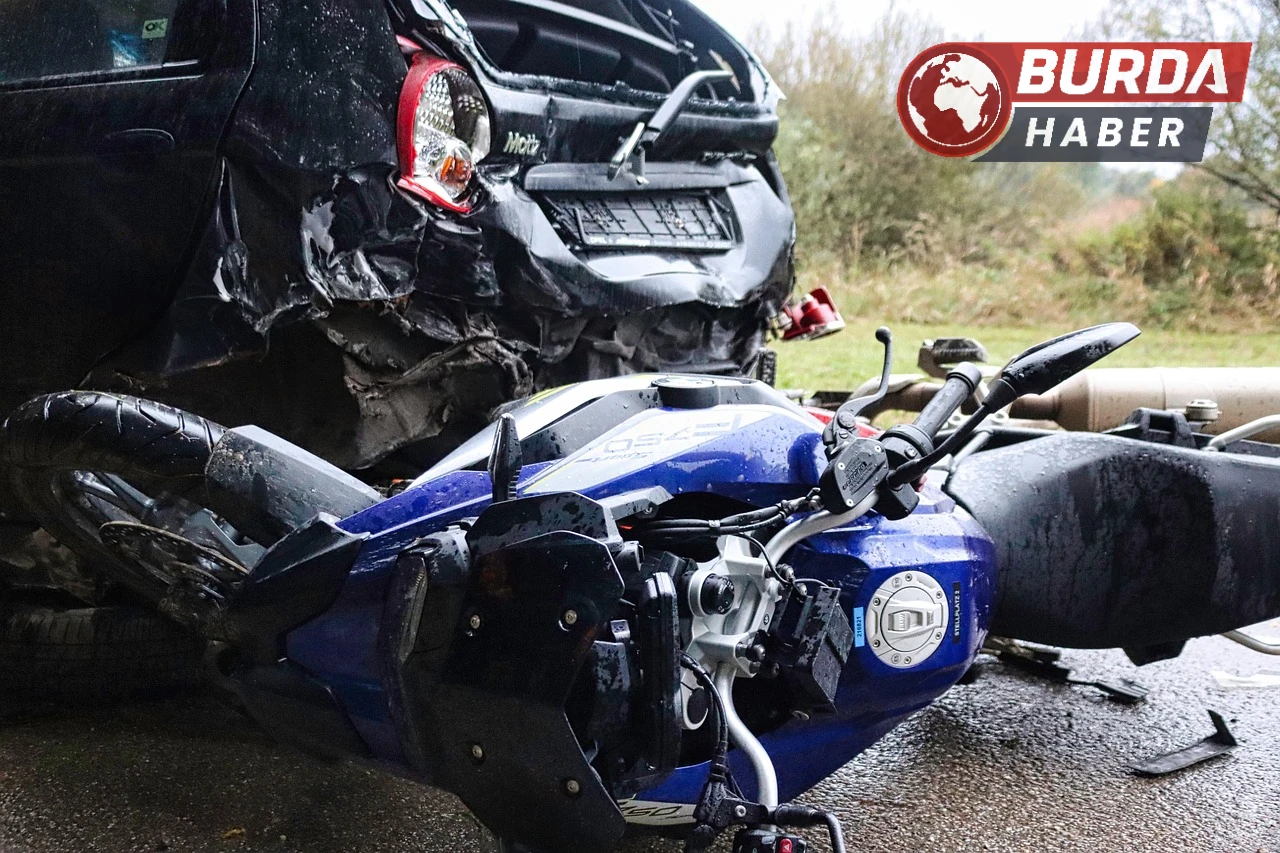 Genç Motosiklet Sürücüsü Kazada Hayatını Kaybetti