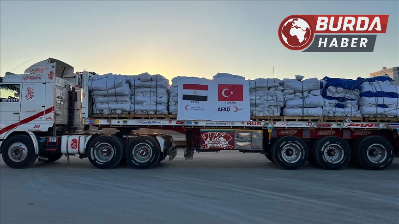 AFAD'dan Gazze'ye 102 Bin 600 Ton Yardım Malzemesi Ulaştırıldı