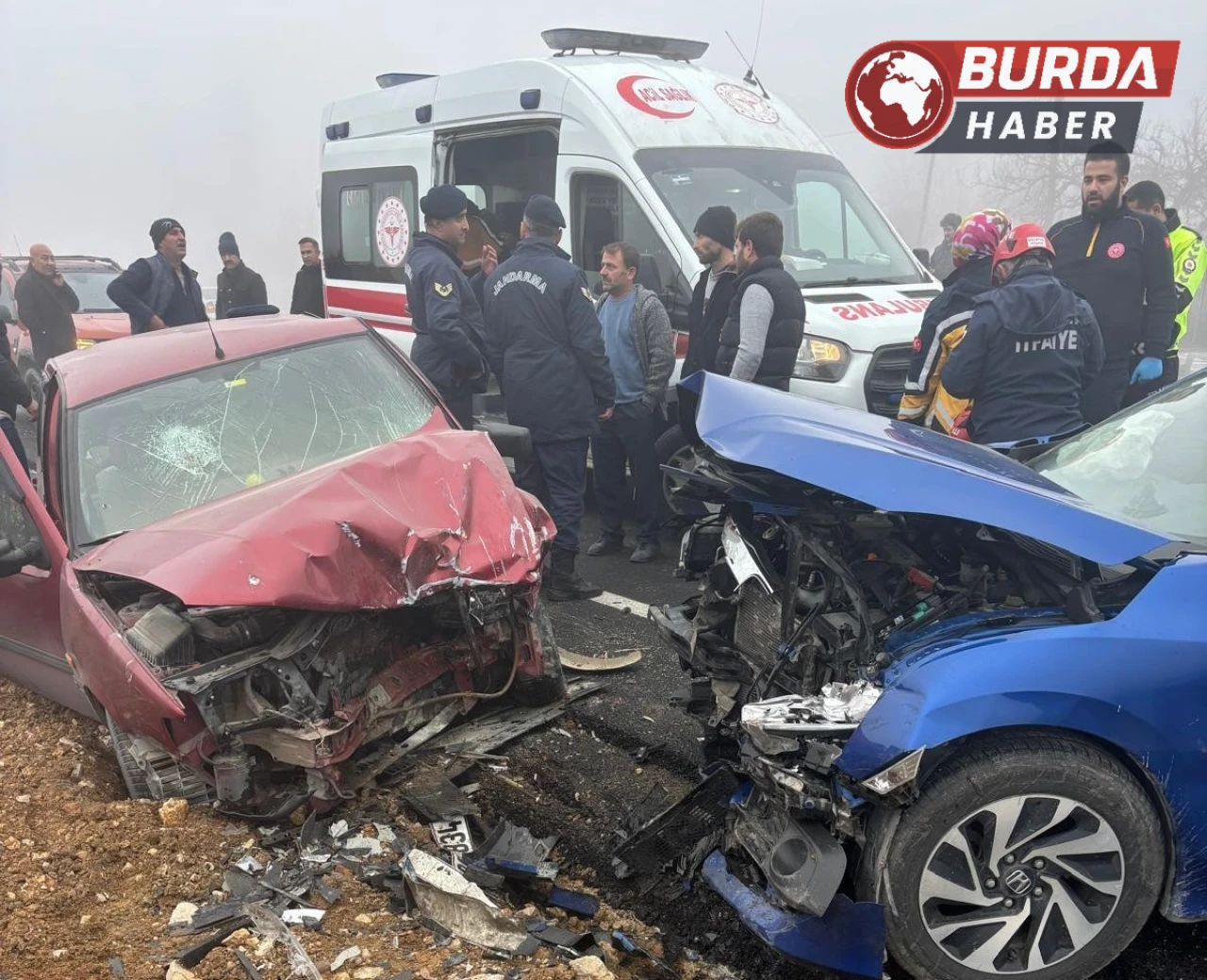 Malatya'da Meydana Gelen Trafik Kazasında 5 Kişi Yaralandı