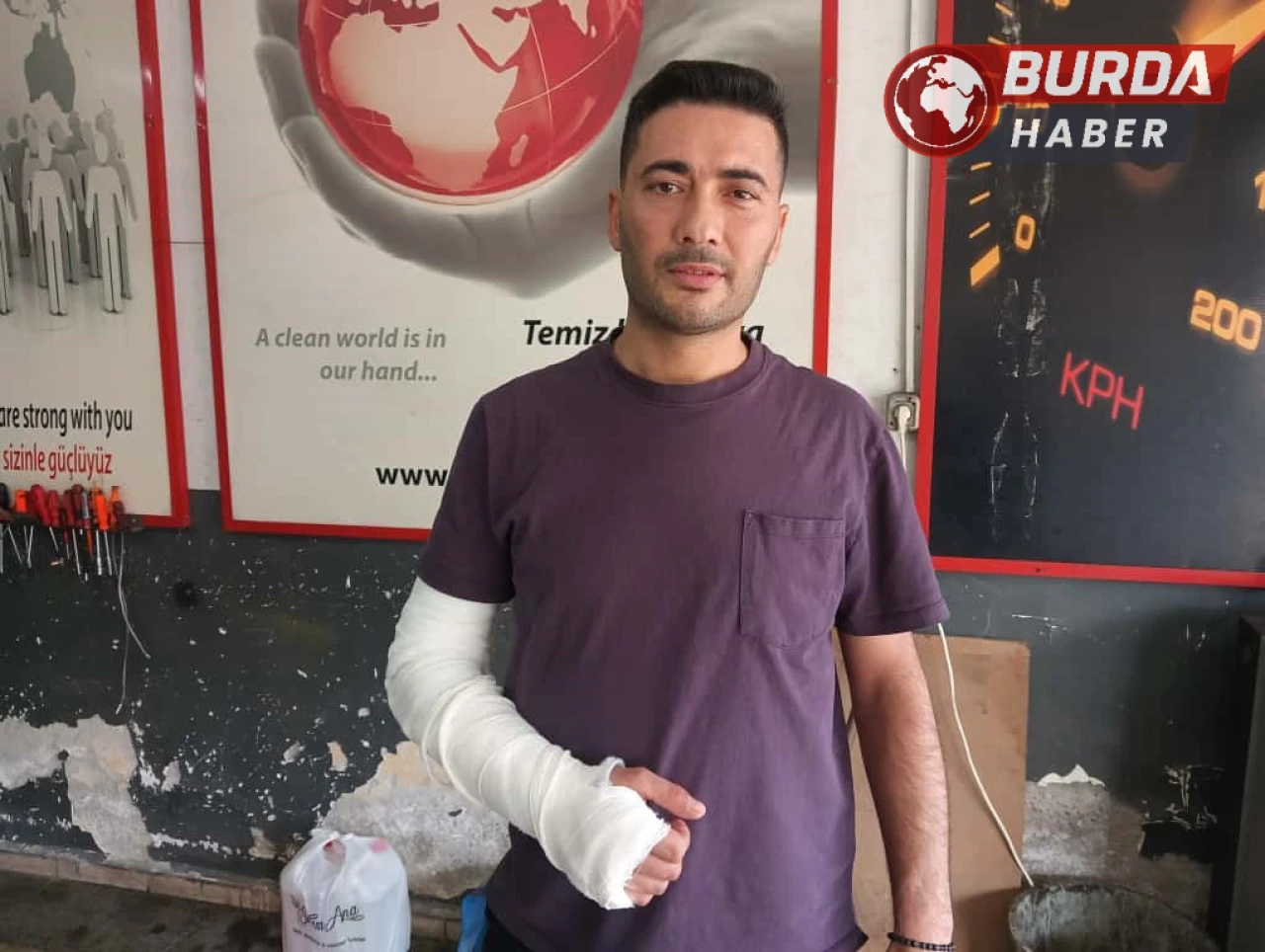 Ayırmaya Çalıştığı Kavga Nedeniyle Çocuğunun Yanında Saldırıya Uğradı