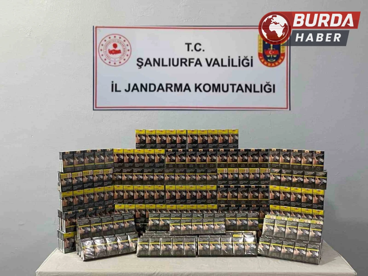 Şanlıurfa’da 5 Bin Adet Kaçak Sigara Paketi Ele Geçirildi