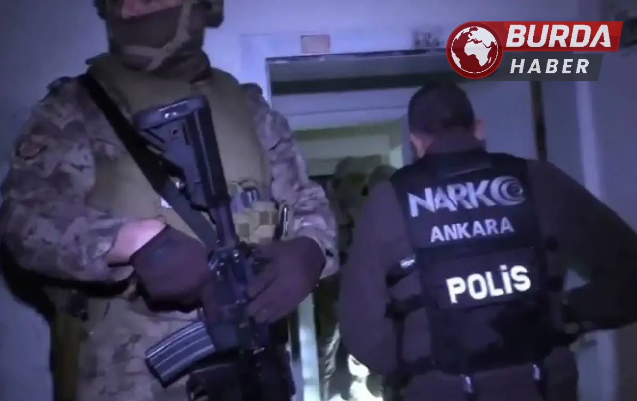 Ankara'da Zehir Tacirlerine NARKAGÜÇ Operasyonu: 16 Tutuklu