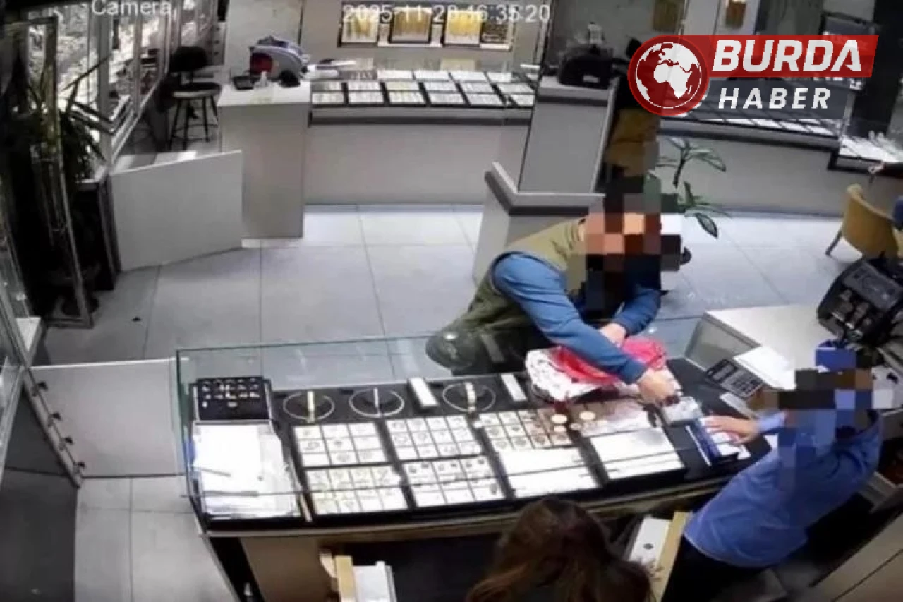 Bursa'da 4 Milyon TL Değerinde Altın Hırsızlığı