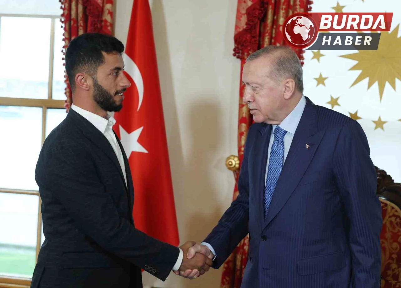 Cumhurbaşkanı Erdoğan, Oscar Ödüllü Yönetmen Basel Adra'yı Kabul Etti