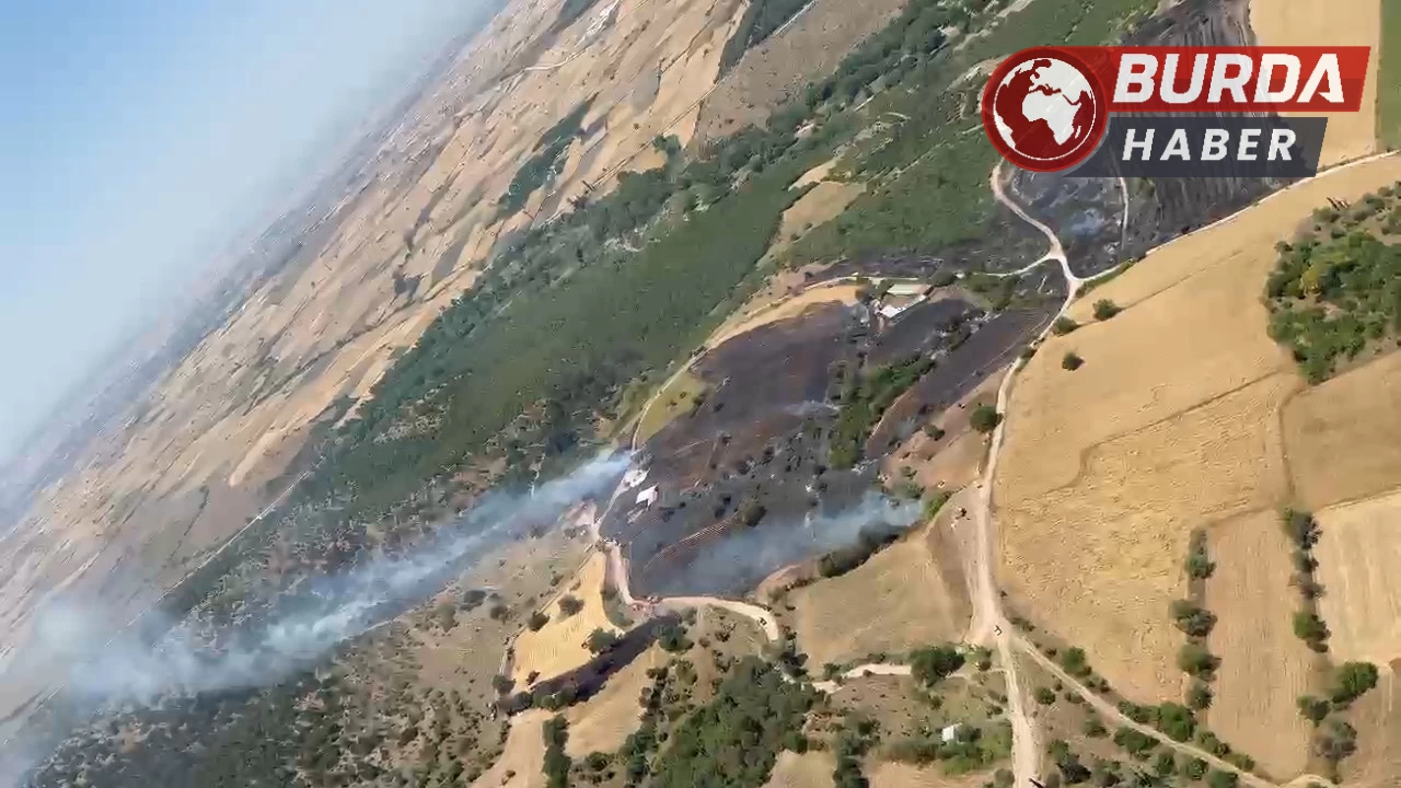 Balıkesir’in Kepsut ilçesinde orman yangını meydana geldi.