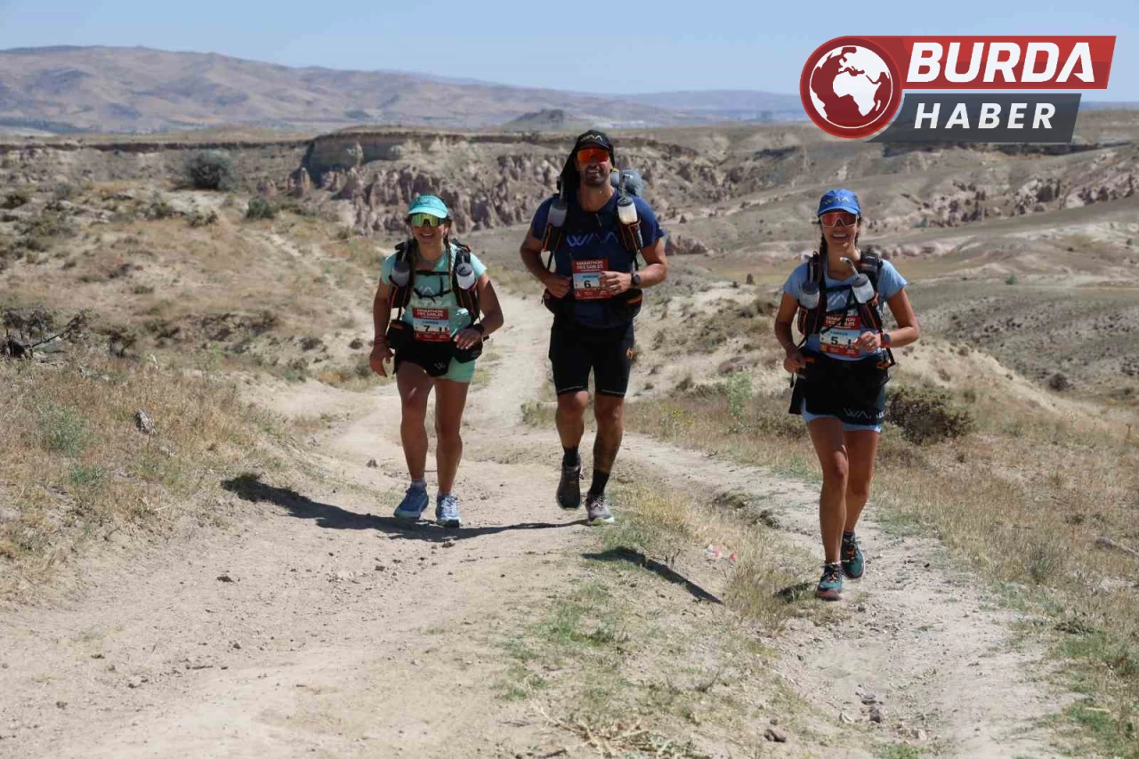 Çöl maratonu bu yıl ikinci kez Kapadokya’da start aldı.