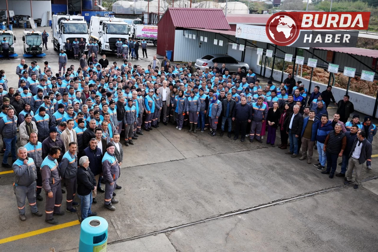 Alanya Belediyesi şirket personelleri greve ‘hayır’ dedi.