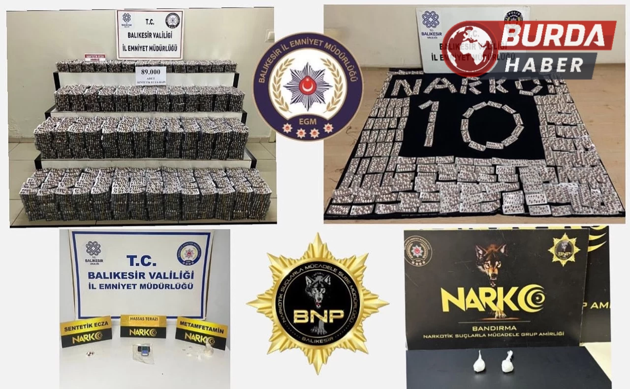 Balıkesir’de uyuşturucu operasyonu: 6 kişi tutuklandı