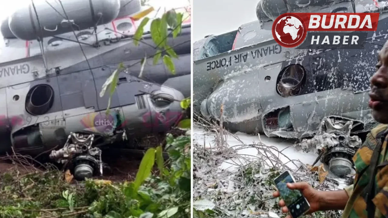 Gana’da yaşanan helikopter kazasında 2 bakan hayatını kaybetti.