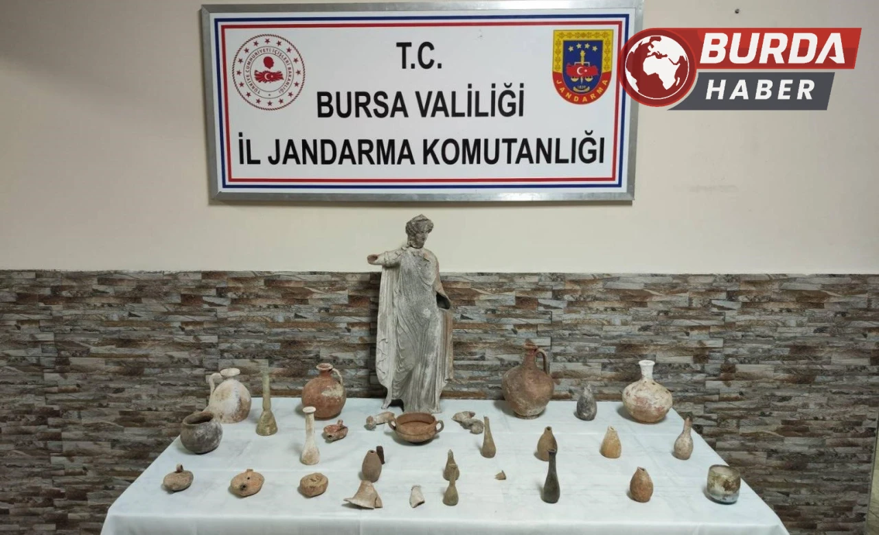Tarihi eser operasyonu: Roma ve Bizans objeleri ele geçirildi