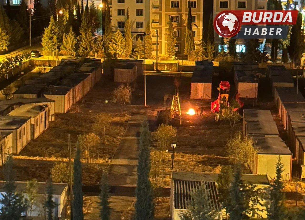 Boşaltılan konteyner kent, madde bağımlılarının yeni mekanı oldu.