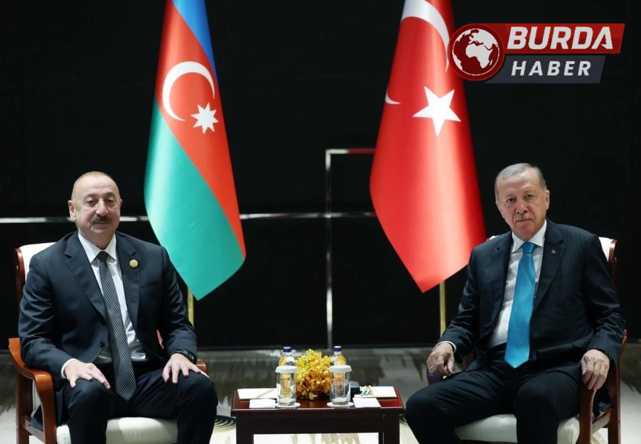 Cumhurbaşkanı Erdoğan, Cumhurbaşkanı İlham Aliyev’le görüştü.