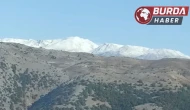 Tunceli’de Kırklar Dağı’na mevsimin ilk karı yağdı.