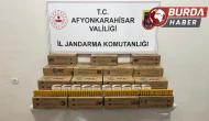 Afyonkarahisar’da 10 bin adet kaçak av tüfeği mermisi ele geçirildi