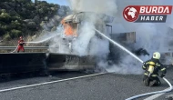 Muğla-Aydın Karayolunda Kaza Yapan Tır Yangında Kül Oldu