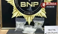 Bayburt'ta Valize Gizlenmiş 1 Kilo 20 Gram Skunk Yakalandı