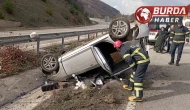 Tokat'ta Trafik Kazasında Araç Takla Attı : 5 Kişi Yaralandı