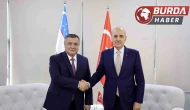Numan Kurtulmuş, Özbekistan Ali Meclisi Başkanı İsmailov'la Görüştü