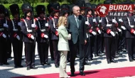 Erdoğan, Roma’da Meloni tarafından resmi törenle karşılandı