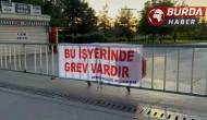 Bursa’da grev sebebiyle metro seferlerini stajyerler yaptı.