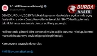 DENİZKURDU-II/2025 tatbikatında askeri helikopter acil iniş yaptı.