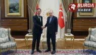 Recep Tayyip Erdoğan, NATO Genel Sekreteri Rutte’yi kabul etti.