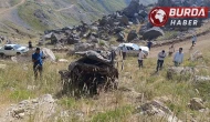 Keşif ekibini taşıyan araç şarampole yuvarlandı: 5 ölü