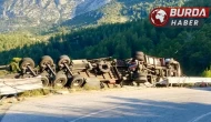 Antalya’da demir profil yüklü tır devrildi: 1 kişi öldü