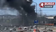Gebze'de döküm fabrikasında yangın: Gökyüzü siyah dumanla kaplandı