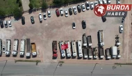 Sahte belgelerle tescil edilen 22 araç muhafaza altına alındı.