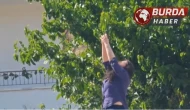 Erkek arkadaşının ofisini kurşunladıktan sonra intihara kalkıştı.