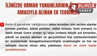 Yangınları önlemek için havai fişek ve meşale kullanımı yasaklandı.