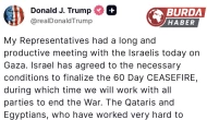 Trump: "İsrail 60 günlük ateşkese dair koşulları kabul etti"