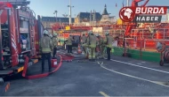 Haydarpaşa Limanı’nda yakıt ikmal gemisinde yangın çıktı.