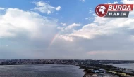 İstanbul’da fırtına sonrası gökkuşağı görenleri büyüledi.