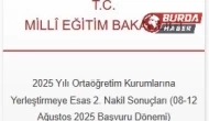 LGS kapsamında yerleştirme esaslı 2’nci nakil sonuçları açıklandı.