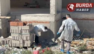 İnşaatta yerde yatar vaziyette bulunan yaşlı kadın kurtarılamadı.