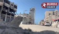 İsrail Gazze’deki en yüksek binası olan Al-Ghafri Kulesi’ni yıktı