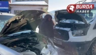 Kars'ta Araçlar Donarak Durdu, Vatandaşlar Zor Anlar Yaşadı