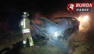 Hatay'da Seyir Halinde Yanan Otomobil Kullanılamaz Hale Geldi