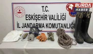 Eskişehir'de Kaçak Kazı Yapan 8 Şüpheli Suçüstü Yakalandı