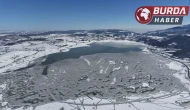 Samsun'un 870 Hektarlık Ladik Gölü Dondu: Kar Göle Can Suyu Oldu